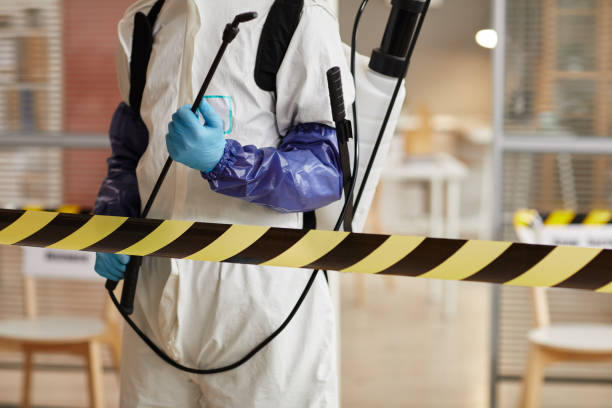 Professional Hoarding Cleanup technician working in Oakland, NJ